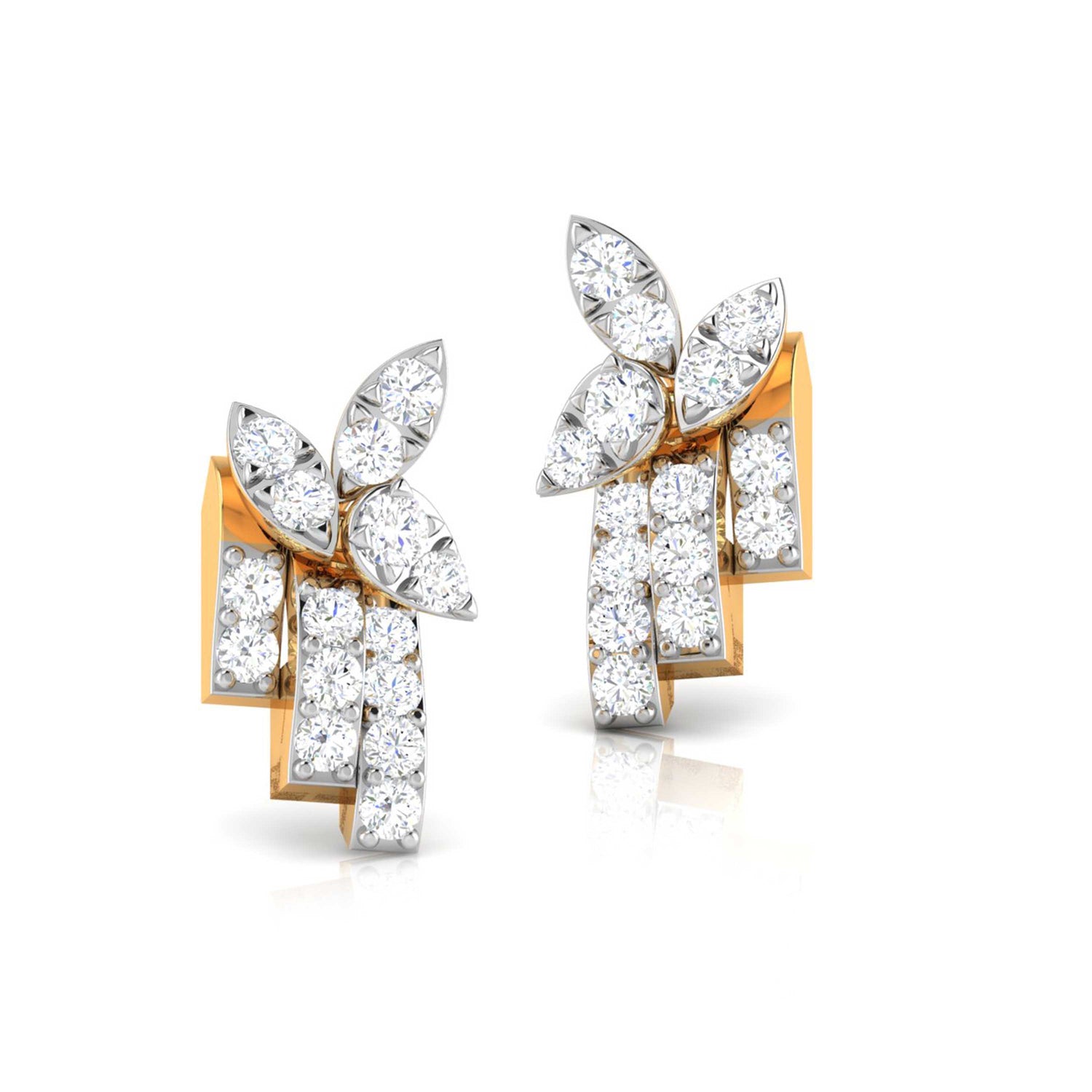 Rose Diamond Earrings