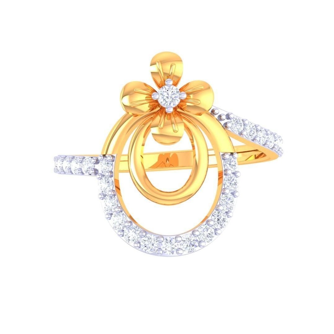 Genevieve Diamond Ladies Ring