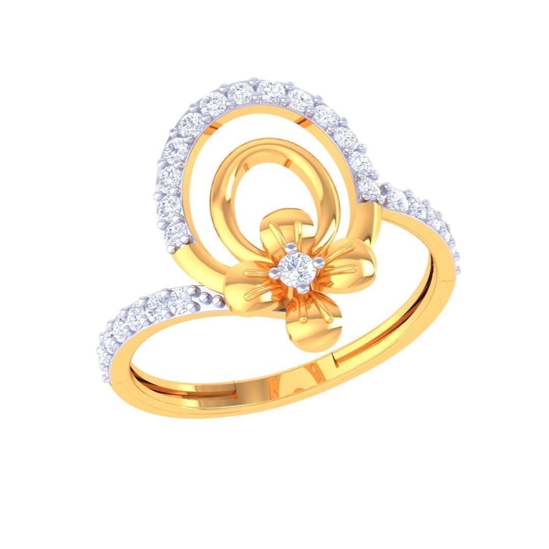 Genevieve Diamond Ladies Ring