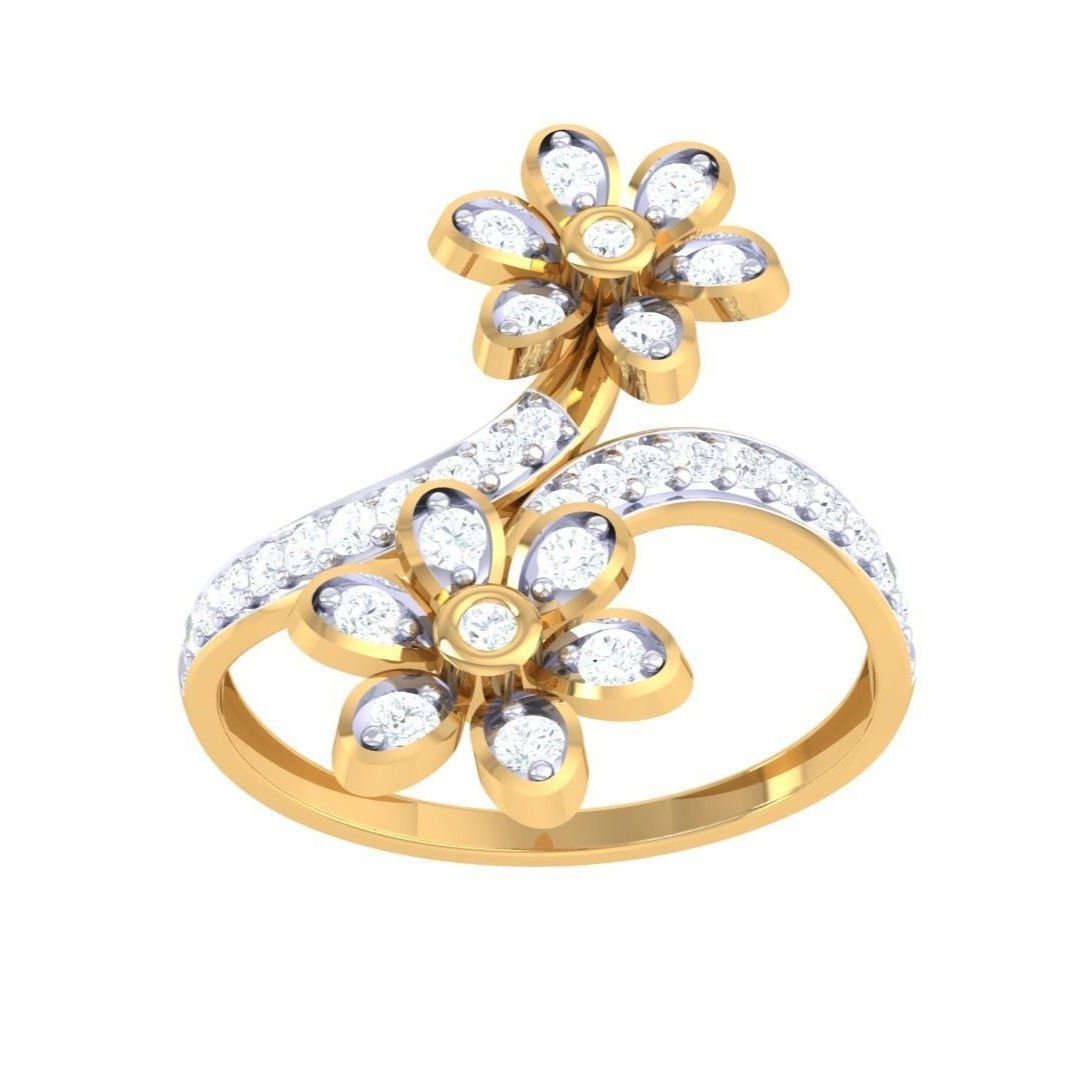 Daphne Diamond Ladies Ring