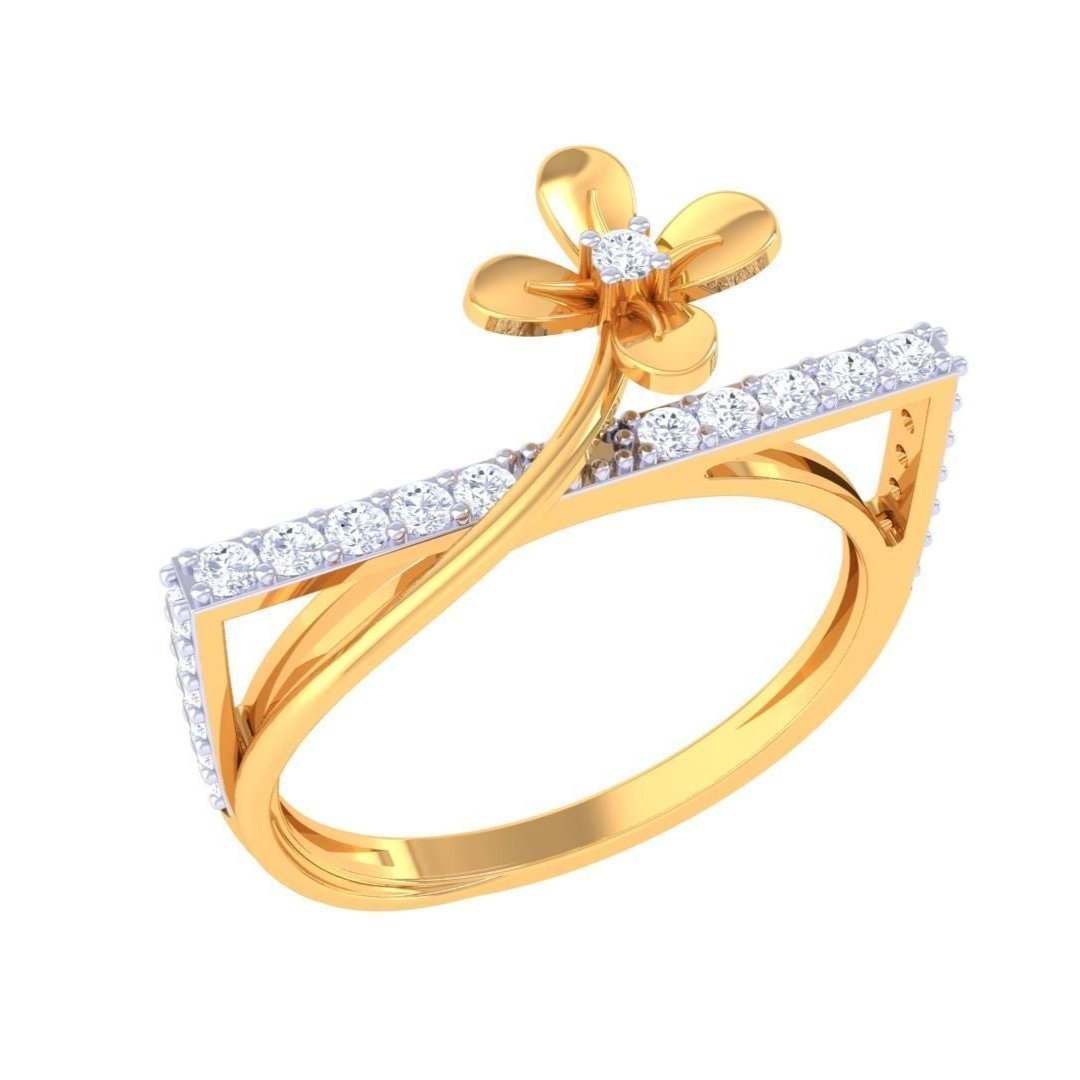 Ezra Diamond Ladies Ring