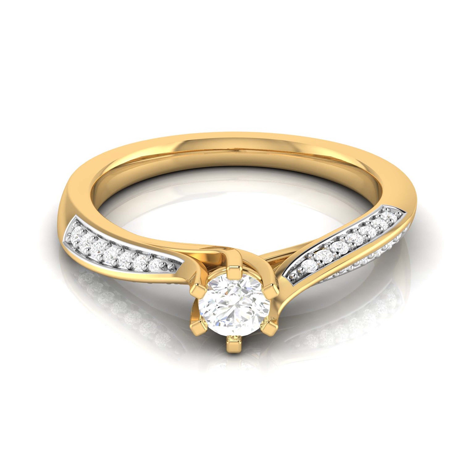 Elena Solitaire Ring