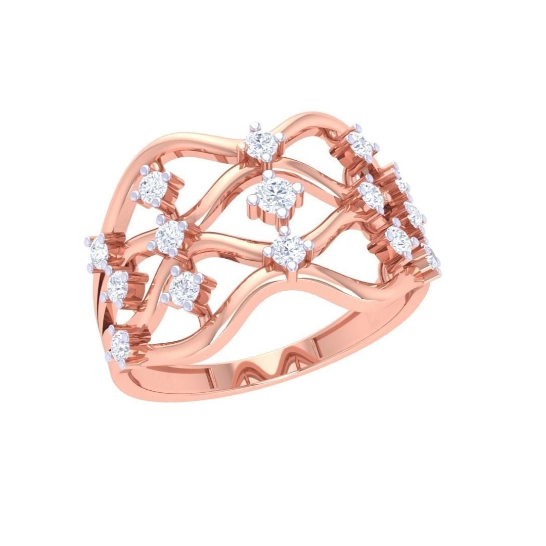 Elizabeth Diamond Ladies Ring