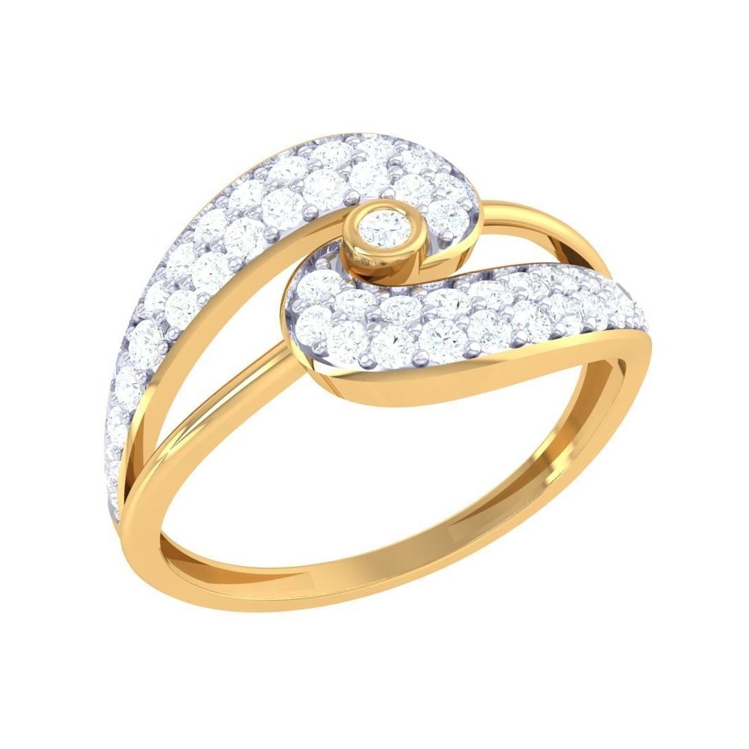 Omega Diamond Ladies Ring