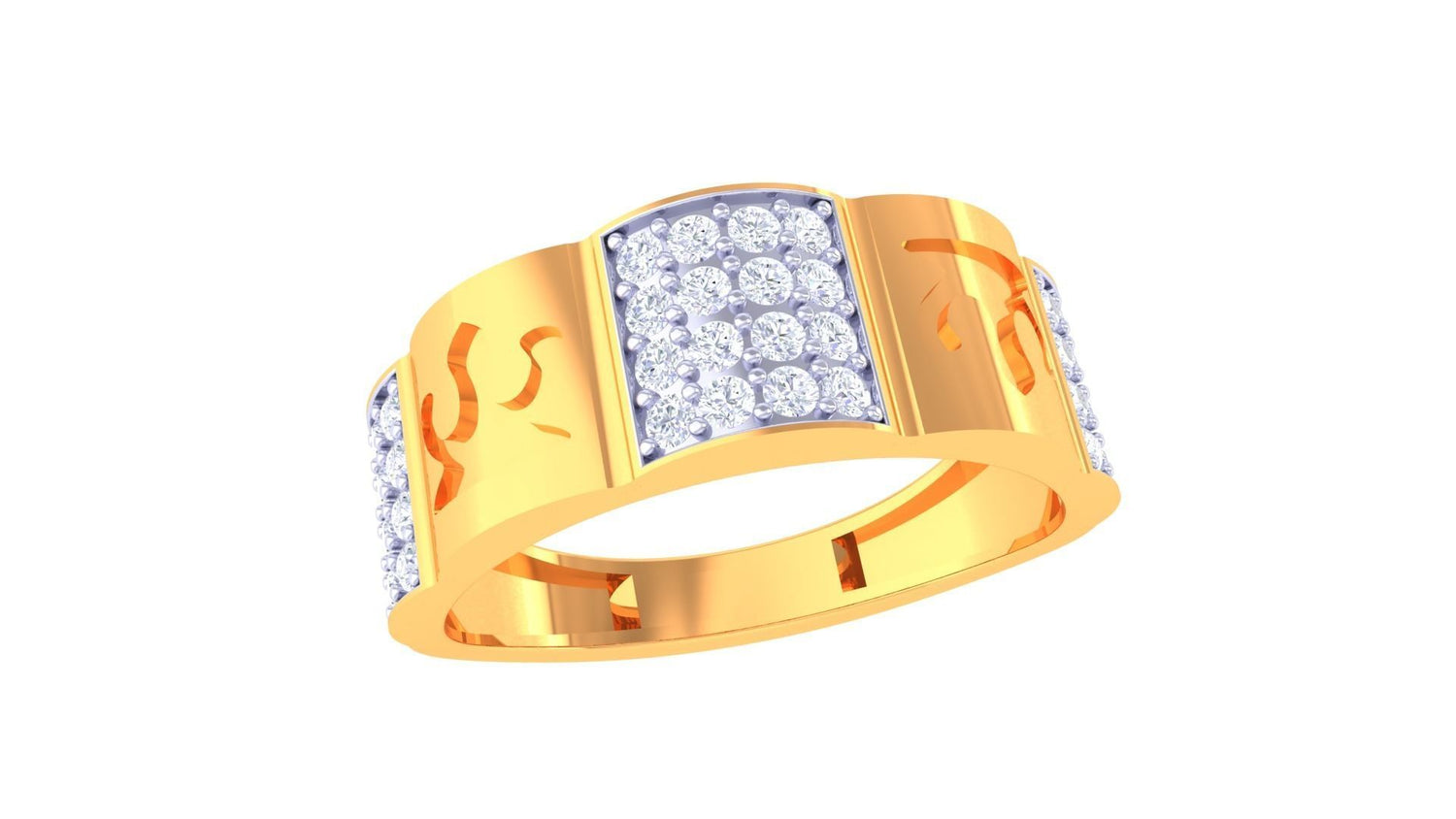 Santino Diamond Mens Ring