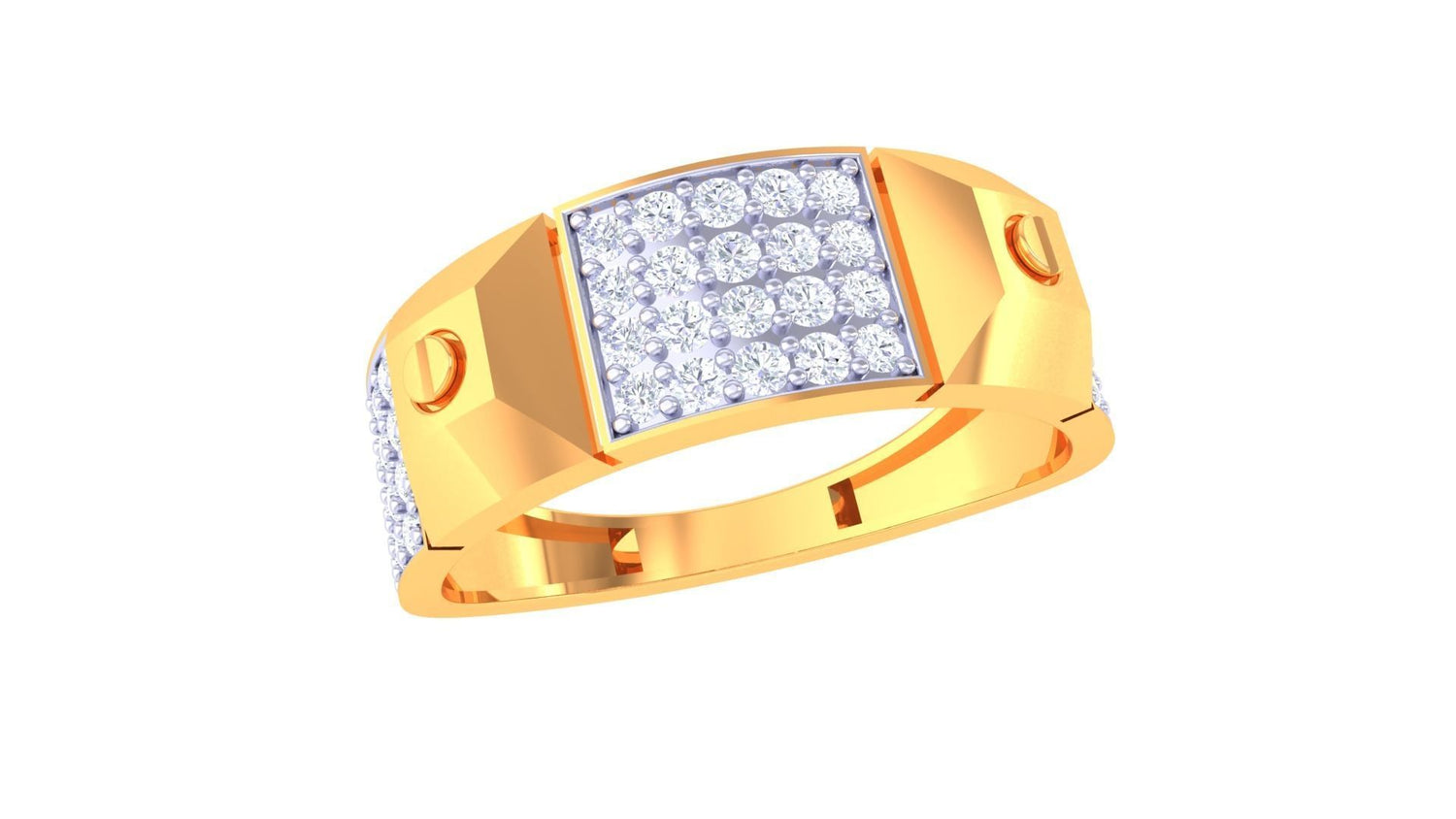 Oliver Diamond Mens Ring