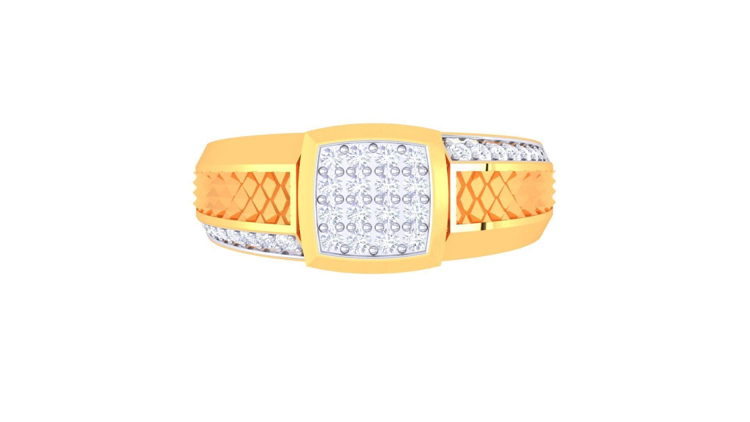 Charlie Diamond Mens Ring