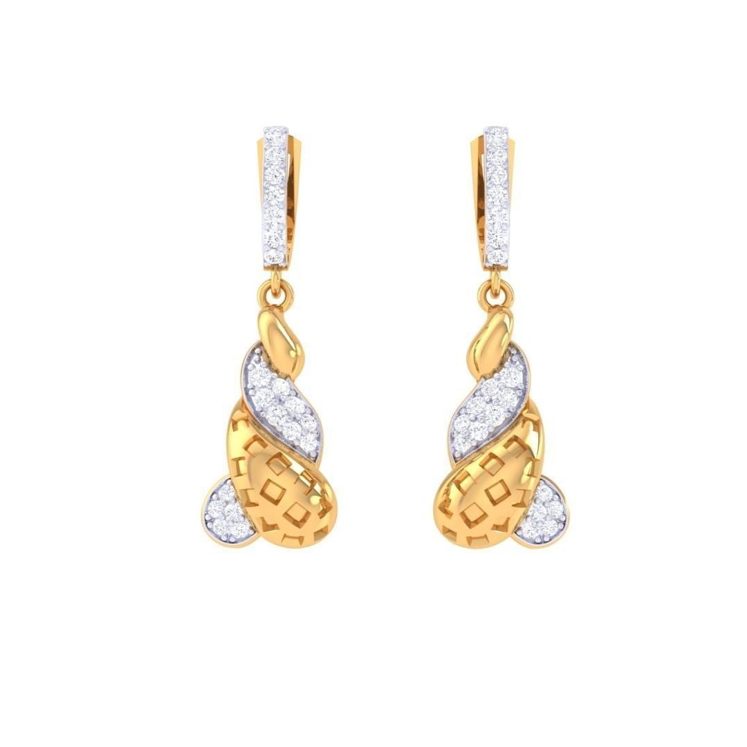 River Diamond Earrings