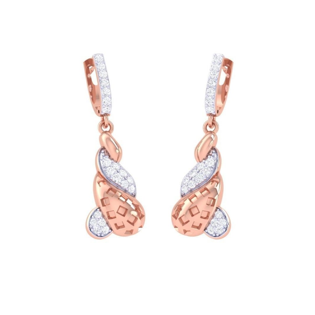 River Diamond Earrings