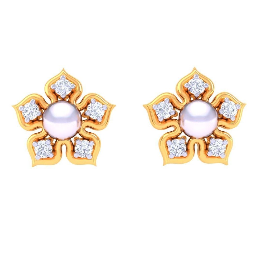 Skylar Diamond Kids Earring